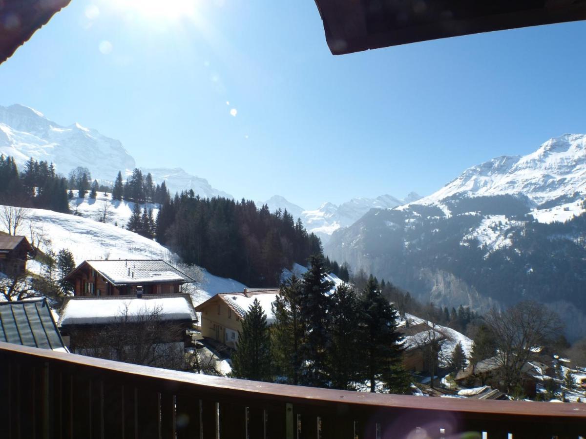 Chalet Eigersunne 2 Wengen Exteriér fotografie