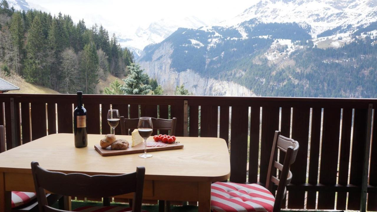 Chalet Eigersunne 2 Wengen Exteriér fotografie